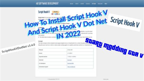 script hook v|script hook v mise à jour.